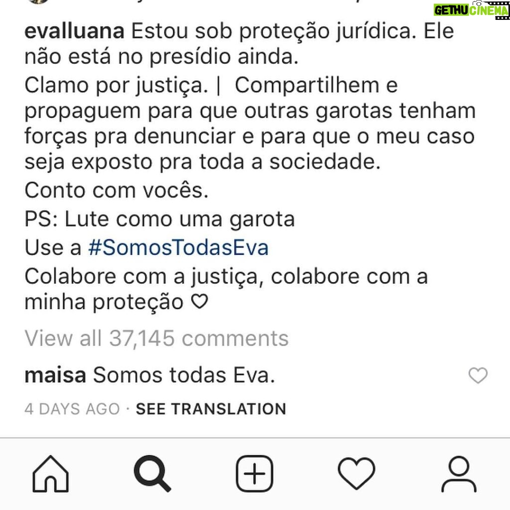 Marjorie Estiano Instagram - #somostodaseva