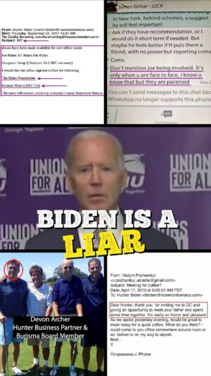 Marjorie Taylor Greene Instagram - Biden lied. Devon Archer just confirmed it.