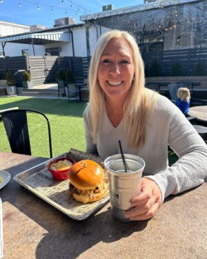 Marjorie Taylor Greene Instagram - Grabbing some delicious BBQ in Rome in between my Saturday errands and chores.

It’s a beautiful day!
Hope everyone is having a good weekend!