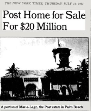 Marjorie Taylor Greene Instagram - Judge Engeron should be disrobed and thrown out, he’s a disgrace!!

Mar-a-Lago in 1981 was only a home, today it is one of the most exclusive social clubs in the world.

Mar-a-Lago is worth more now than the ridiculous judgement he ruled against President Trump!