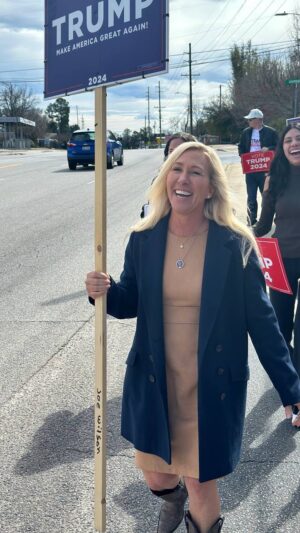 Marjorie Taylor Greene Instagram - Nikki Haley lost from the very beginning.

The only people supporting Nikki are Democrats and Democrat donors.

That’s not how you win a Republican primary.

President Trump’s focus is defeating Crooked Joe Biden!!