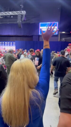 Marjorie Taylor Greene Instagram - There’s nothing like a Trump rally!

It’s great to be home!! #MAGA 🇺🇸