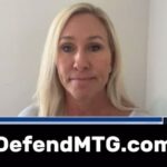 Marjorie Taylor Greene Instagram - I filed a Motion to Vacate Speaker Johnson. Now, in an effort to censor me, Speaker Johnson and his team are threatening vendors to not send out my emails and text messages, speaking the truth about the Mike Johnson-Chuck Schumer $1.2 TRILLION monstrosity. They don’t want you to hear what I have to say. Go to DefendMTG.com to stand with me and watch my full segment on Steve Bannon’s War Room!