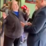 Marjorie Taylor Greene Instagram - The people are tired of fake and disloyal politicians. Bob Good betrayed President Trump. He’s now groveling and pretending to “love” Trump just to get re-elected (because the people LOVE Trump). The people see through the charade! We already have traitors like Mitt Romney who begged for Trumps endorsement only to stab him in the back. Kudos to this patriot for not letting Bob Good get away with the act!