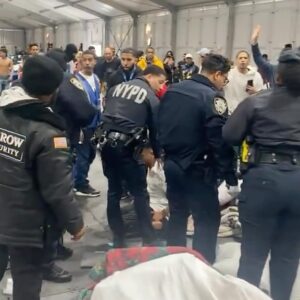 Marjorie Taylor Greene Instagram - This is the Democrat America. Illegal invaders who have no real desire to assimilate or pledge their allegiance to America attack law enforcement on the front lines. They weaponize America’s generosity against us and spit in our faces. Their loyalty lies with the violent, corrupt, war-torn country they fled and they always put America Last. Why? Because they’re not immigrants coming to America for a better life. They’re invaders trying to overthrow our country. Secure our border. Enforce the law. Deport them now!
