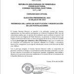 Marlene De Andrade Instagram - 🔵COMUNICADO OFICIAL: En atención a las solicitudes cursadas por las Organizaciones con Fines Políticos, el CNE decidió prorrogar por 72 horas el lapso para la modificación y/o sustitución de postulaciones que quedarán reflejadas en la boleta o instrumento electoral. #CNEesIgualdad 🙏🏻🇻🇪