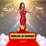 Marlene De Andrade Instagram - Nuestra querida Presidenta del canal, protagonista de telenovelas y jurado de lujo @marlindaoficial ya está lista con su simpatía y carisma para calificar a los participantes de esta noche. Junto al animador #1 de Hispanoamérica @vallenillawinstonoficial @winstonvallenilla por @tves_aldia Fotografía: @jacksonjavierfotografia Maquillaje y estilismo: @kikaviloria @nochedenoches.ve