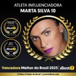 Marta Instagram - Parabéns, @martavsilva10, vencedora no voto da academia do iBest como Atleta Influenciadora! #iBest #premioibest #melhordobrasil #martasilva10