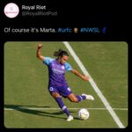 Marta Instagram – THERE’S ONLY ONE MARTA 🐐 

Within five minutes of entering the pitch, @martavsilva10 not only scored @orlpride’s 200th goal in program history, but led them to victory 😎 

#marta #nwsl #orlpride