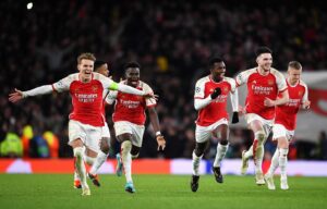 Martin Ødegaard Instagram - Football…❤️ So proud of this team! Another beautiful night at The Emirates. Can’t thank you enough for the support we get. Absolutely amazing. Thank you!