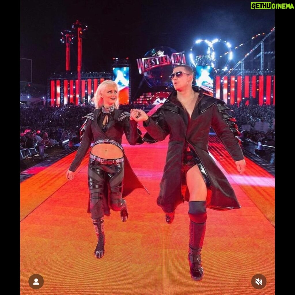 Maryse Mizanin Instagram - Of all my wrestlemania moments, walking down the ramp with my husband at wrestlemania 33 has to be my favorite! Of course all of them were special in different ways! I walked this ramp many times, some times chasing the gold and twice as champion! But this moment with @mikethemiz is my #1 Happy Wrestlemania week everyone 🤩