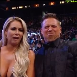 Maryse Mizanin Instagram - WWE Hall of Fame is one of our favorite events of Wrestlemania week, honoring the legends who paved the way for us. Plus during breaks this type of stuff happens. Tonight watch #WWEHOF #Wrestlemania