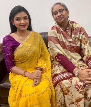 Masuma Rahman Nabila Instagram - With Honorable Minister of Education Dipu Moni MP..