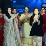 Masuma Rahman Nabila Instagram - Walking on the AWE Summit Fashion Runway for the wonderful designer @saimoonamin! Wearing her beautiful design @saimoonamin_couture..