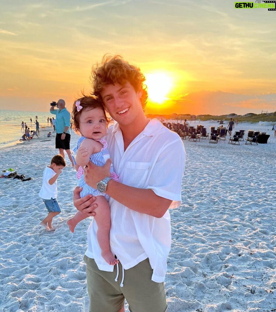 MattyB Instagram - Lucy’s first beach trip
