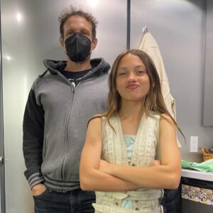 Maya Le Clark Instagram - It’s been ONE WEEK since the premiere of #thethundermansreturn - have you watched?!?! ⚡️💙⚡️

Also:
1) trying on super suit for the first time since 2017
2) seeing my baby wrangler from the original series. Hi Lauren! (Love u too Melissa)!
3) table read!
4) filming in the new super suit for the first time! 
5) do you know what scene this is? 
6) one of many rides to and from set with my favorite people 
7) hanging out on the mountain with awesome director Trevor Kirschner 
8) about to do THE stunt (have to watch to know 😉)
9) another one of the amazing sets 
10) the 🌲 force 🤣