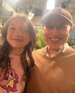 Maya Le Clark Instagram - Sadly this is the last day 😭🥹 hard to say goodbye!! Can’t wait for everyone to see #thethundermansreturn 🥳 I love all the people I work with - best crew ever!! Thank you so much to @kirakosarin and all of the producers for making one of my dreams for The Thundermans to come back!! And I love the cast so much - can we please keep going???? ⚡️💙 #paramountplus #nickelodeon #nationalsuperheroesday