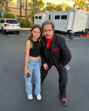Maya Le Clark Instagram - Sadly this is the last day 😭🥹 hard to say goodbye!! Can’t wait for everyone to see #thethundermansreturn 🥳 I love all the people I work with - best crew ever!! Thank you so much to @kirakosarin and all of the producers for making one of my dreams for The Thundermans to come back!! And I love the cast so much - can we please keep going???? ⚡️💙 #paramountplus #nickelodeon #nationalsuperheroesday