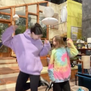 Maya Le Clark Instagram - on set with my sister from another mister 😂😘