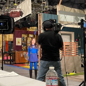 Maya Le Clark Instagram - Four weeks just went by too fast with my ⚡️Thunderfam⚡️and I will miss them soooo much! I really feel like we are family 💙. Thank you so much to the creators, producers, cast, and the awesome crew - I can’t believe what they do to make it all happen! The sets were so cool and the wardrobe was amazing!!!! And everyone was so kind! Hope you love the movie!!! #thethundermansreturn  Thank you to #paramountplus and #nickelodeon