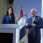 Mays Anber Instagram - ادارة جلسات الحوار في المؤتمرات اعتبرها تحدي وانجاز … الحمد الله اليوم كانت التجربة بها اضافة لمسيرتي في التقديم … تقديمي منتدى الاقتصاد الرقمي الاول في العراق برعاية رئاسة الوزراء وصندوق العراق للتنمية @defiraq