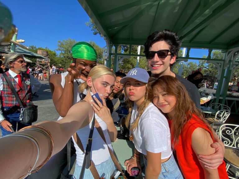 Meg Donnelly Instagram - (*≧▽≦) thank u @disneyland for the most glorious time n having the best pickles!!! 💋 also shoutout @pdinca for being the best guide / human being ever!!! xo (ps the last slide is my favorite clips from a dope montage jah made) i love these people so much!!!!!! ♡(˃͈ દ ˂͈ ༶ )