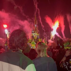 Meg Donnelly Instagram - thank u @waltdisneyworld * ੈ✩‧₊˚#waltdisneyworld! i love all the nostalgia & eating pickles on pirates of the caribbean (i <3 corn) !!! 🎀🩷