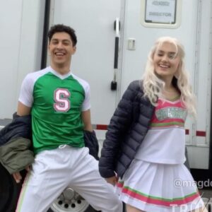 Meg Donnelly Instagram - i love these people w all my heart. i made an igtv of some memz i caught. check it out! Z2 tomorrow night! 8pm!