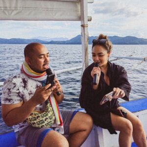 Meg Imperial Instagram - It’s a good feeling when you get along with the people you work with. #GoodwillBarkada