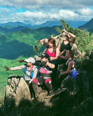 Meg Imperial Instagram - We all have different reasons why we hike! Some of us hike to relax 😌 and unwind, while others are simply drawn to the thrill of adventure 🏕️. For some, hiking is a way to heal and find solace, while others see it as an opportunity to make unforgettable memories with friends 👯‍♀️. One thing is for sure, though - when we immerse ourselves in nature 🍃, we are always greeted with open arms! 😊

#meggoesto
#mtdaraitansummit 
#tinapakriver
#naturehike