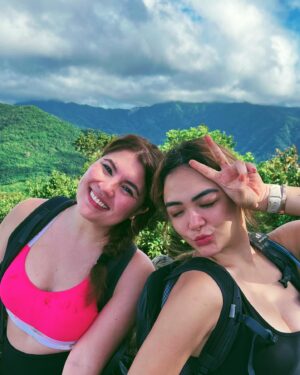 Meg Imperial Instagram - We all have different reasons why we hike! Some of us hike to relax 😌 and unwind, while others are simply drawn to the thrill of adventure 🏕️. For some, hiking is a way to heal and find solace, while others see it as an opportunity to make unforgettable memories with friends 👯‍♀️. One thing is for sure, though - when we immerse ourselves in nature 🍃, we are always greeted with open arms! 😊

#meggoesto
#mtdaraitansummit 
#tinapakriver
#naturehike