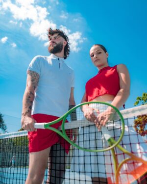 Meg Verschelle Instagram - Petit match des familles en MP 🎾☀️
📸 : @alexandrep__