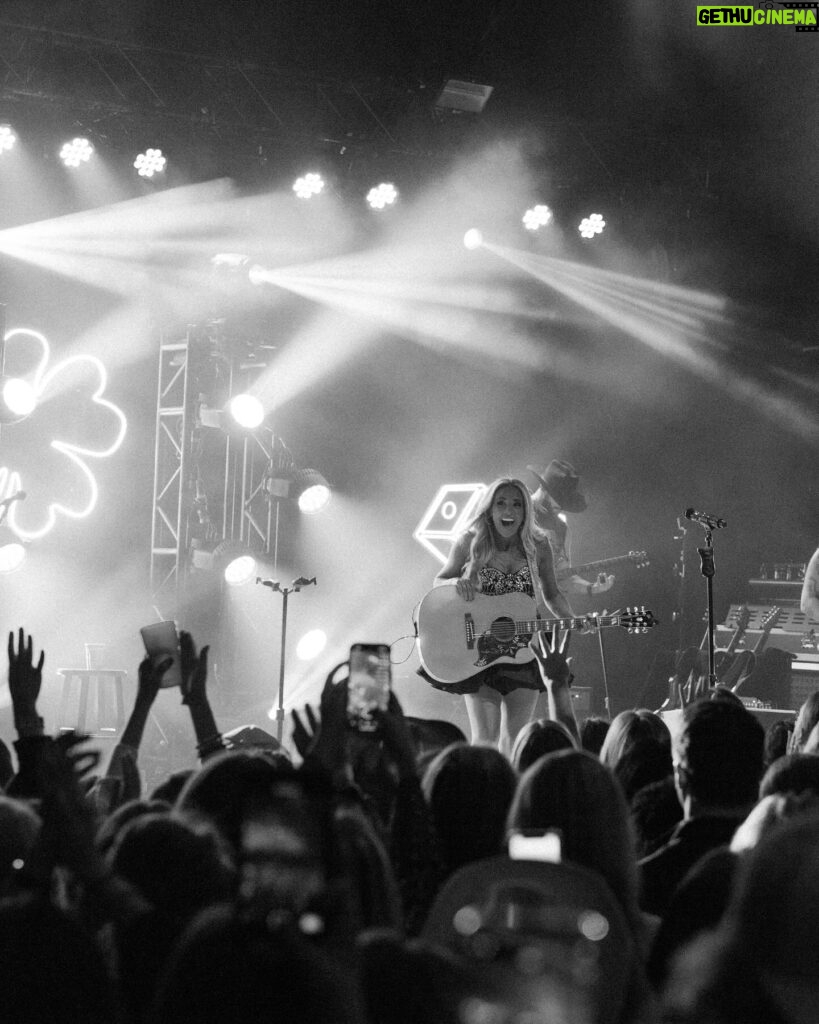 Megan Moroney Instagram - Y’all really changed my life this past year & when I get asked what my favorite part of all of this craziness has been, my answer is always The Lucky Tour. In every city, you showed up early, you made homemade tshirts & signs & bracelets, & you sang (screamed) every word to every song - just fulllyyyyy showed up. We laughed & cried together & I’ve never felt closer to y’all. #grouptherapy ‼️ 26 shows across the country & we wrapped it up in Georgia last night. I’m overwhelmed with gratitude & won’t ever take this life y’all let me live for granted. I’ve got the best fans, best team & best band out there - thank you for loving my debut album the same way I do 💘🫶🏼🍀 🎰 Gonna go cry now bye! 📸: @cece_dawson