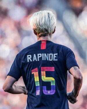 Megan Rapinoe Instagram - Just a few times @uswnt players have made spaces safer, more inclusive, more whole, entirely better, and brought out the best in people.

That is the legacy of this team, past, present, and future ❤️