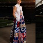 Megan Rapinoe Instagram - As the finale in Seattle nears, the sun sets on an iconic career. 📸 @janegphoto 💄 @joannasimkin Hair: @kikihaircutter Designer: @danmclean #RapinoeReigns x #ForeverReign