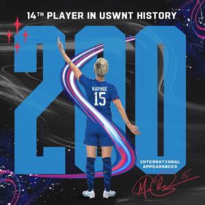 Megan Rapinoe Instagram - 2️⃣0️⃣0️⃣ for 🅿️