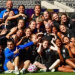 Megan Rapinoe Instagram - Pinoe’s final training 🫶 #ReignSupreme x #ReignTogether