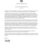 Melania Trump Instagram - Official Statement from Mrs. Melania Trump