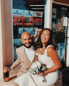 Melanie Fiona Instagram - We definitely hit the jackpot of Love 🎰❤️‍🔥🍾 Happy Anniversary to My Man My Man My Man @jaredcotter ♾️12•12 ♾️ 📸 @johannabrinckman