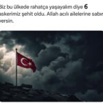 Melek Baykal Instagram - Başımız Sağolsun 🙏 Allah çocuklarımızı korusun 🇹🇷 #Şehit