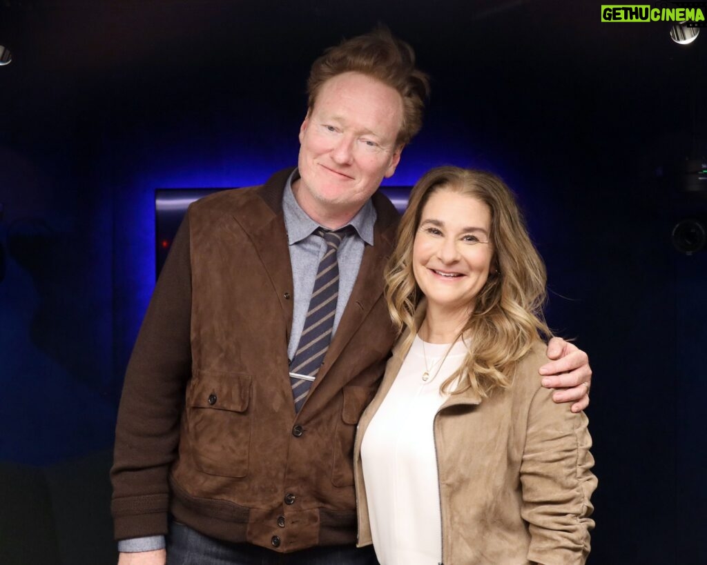 Melinda Gates Instagram - One of the highlights of my recent trip to L.A. was joining, "Conan O'Brien Needs a Friend"! You can listen to my conversation with Conan at the link in my bio.