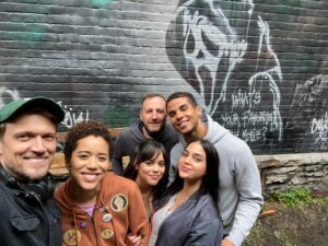 Melissa Barrera Instagram - C4 2 @screammovies Hope you’re coming to see #screamvi if you haven’t already 🩸 #nospoilersplease