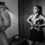 Melissa Barrera Instagram - Thank you @latenightseth for having me ❤️ @screammovies 📸 @lloydbishop catching me praying I do not trip and fall flat on my face when I come out #success