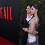 Melissa Barrera Instagram - Prepare for some @abigailthemovie spam cause yesterday was our premiere and it was WILD and I will not stop posting about it till all of y’all have seen it 😜❤️🩸 I love all of these humans and thank you to everyone that came out to see the movie with us WOW 😍 First showings tonight and then this weekend and I hope you can come out and have a blast and support. It’s a bloody good time 🧛‍♀️