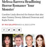 Melissa Barrera Instagram - The past two weeks have been such a whirlwind that I hadn’t shared this with you 😬 This is the cool thing I was working on for the past month and a half. #YourMonster is one of the most special movies I’ve ever been a part of. I got to work with devastatingly talented people and @cglindy is a genius and I can’t believe I get to be a part of her first feature. Cannot wait to share this incredibly funny and romantic and horrific story with you 👹