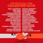 Melissa Barrera Instagram - We come together as artists and advocates, but most importantly as human beings witnessing the devastating loss of lives and unfolding horrors in Palestine and Israel. Please join us in demanding that Congress, @POTUS, and other world leaders call for an immediate de-escalation and ceasefire in Gaza and Israel before another life is lost. We must end the bombing of Gaza, secure the safe release of all hostages, and demand adequate access for humanitarian aid to reach the people that desperately need it. Call your reps Read our full letter at artists4ceasefire.org