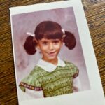Melissa Ponzio Instagram – Posting a picture at 21 is not as fun as this…💚💚💚 The fat pig tails, the snaggletooth…it’s everything!!! #HaventChangedABit