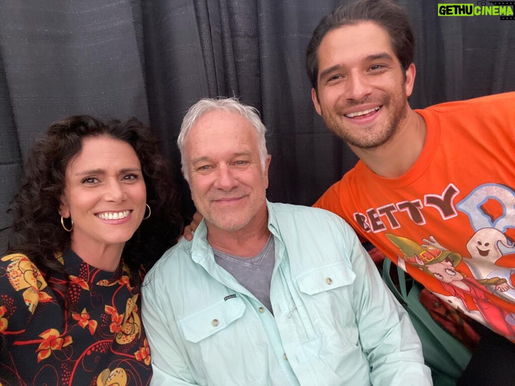 Melissa Ponzio Instagram - #MoonDayMemories #TeenWolf ::: It’s been a minute but HIIIIEEEEEEEEEEE @johnposey27 @tylerposey58 …the three of us along with other cast had the chance to catch up the other weekend in Conyers where it all began…happy we can talk about projects old and new moving forward…