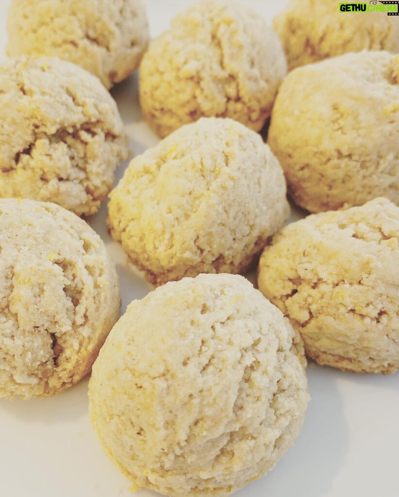Melissa Rauch Instagram - I told myself I wasn't going to waste time taking multiple pics when taking a selfie for IG, so here you go....my first and only pic. Nailed it. Had a bunch of lemons from a tree in my yard so decided to make some LEMON COOKIES! Here's the recipe (they happen to be #GlutenFree and #Vegan (unless you decide to top them with spaghetti and meatballs in which case they would be #neither...your call)! Ingredients: 2 cups almond flour 1 cup oat flour 1/4 cup coconut sugar 1 tsp baking powder pinch of salt (if you have a big pincher take it easy) Zest of two lemons 1/4 cup fresh lemon juice (May I recommend you use the juice from the lemons you zested so that you're not wasting lemons. Plus, I find the lemons look sad and angry after they've been zested, so I feel like juicing them afterward gives them a sense of purpose and makes them calm down) 1 tablespoon vanilla extract 2 tablespoons maple syrup 1 tablespoon coconut oil (melted) Mix dry ingredients, then when they get sick of each other and want to liven things up, add the wet ingredients. They'll welcome the change of texture. Am I aware that I keep anthropomorphizing food? Yes, and get off my junk before I send a zested lemon to teach you a lesson. Mix it all together until it forms a big ball of sticky dough. Put in the fridge for about an hour. Not going to tell you what to do with that hour other than preheat the oven at some point to 350 and spend some time thinking about how you judged me a couple sentences back. After an hour, use a cookie scoop or a tablespoon and place dough on a baking sheet. Bake for about 10-15-ish minutes. You're going to have to do you here because I forgot to time it exactly. Take them out and enjoy. Unless you don't enjoy lemon, in which case you will absolutely hate themm! *I realize I have an extra "m" in "them" - but I also told myself I won't waste time fixing typos, so it's staying as is.