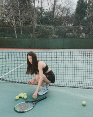 Meltem Akçöl Instagram - dün😮‍💨🎾🤍⛅️🏃🏻‍♀️